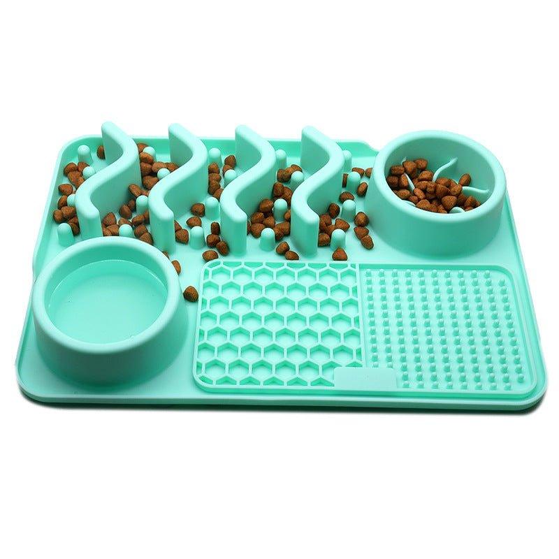 Dog Silicone Licking Pad Pet Licking Mat Silicone Mat Multifunctional Food Bowl